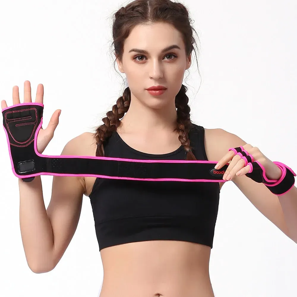 1048Gym Workout Men Women Breathable Cycling Glove For Fitness Training Weightlifting Hanging Pull Ups Climbing