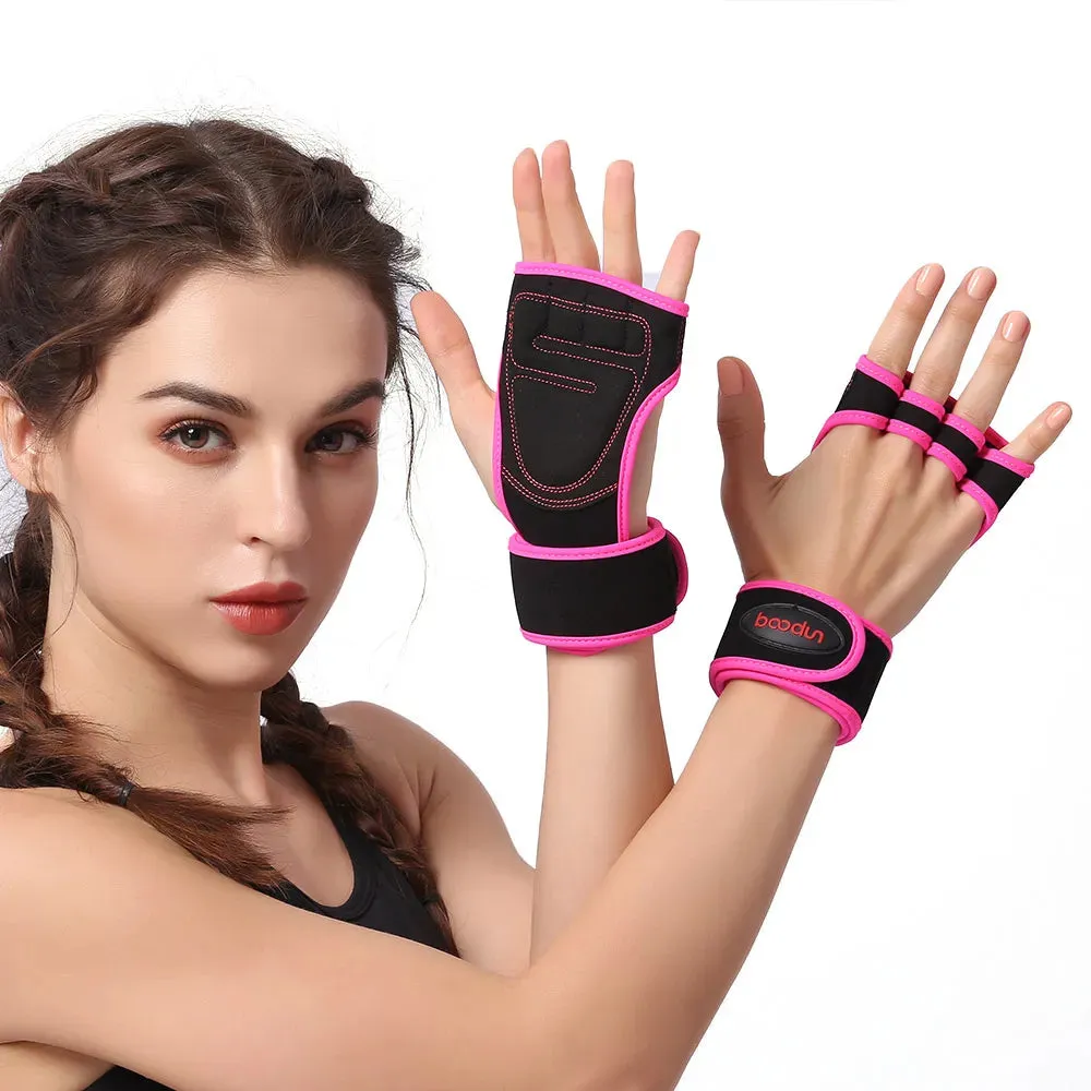 1048Gym Workout Men Women Breathable Cycling Glove For Fitness Training Weightlifting Hanging Pull Ups Climbing