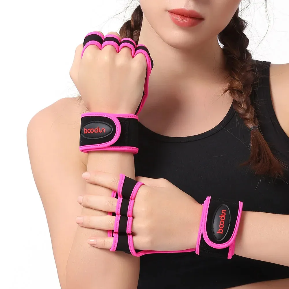 1048Gym Workout Men Women Breathable Cycling Glove For Fitness Training Weightlifting Hanging Pull Ups Climbing