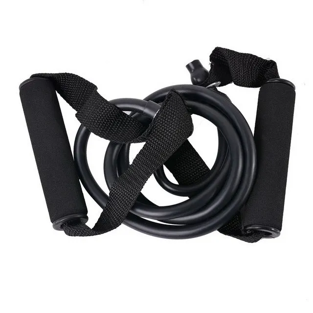 120cm Yoga Pull Rope Fitness Resistance Bands Exercise Tubes Practical Training Elastic Band Rope Yoga Workout Cordages 1PC
