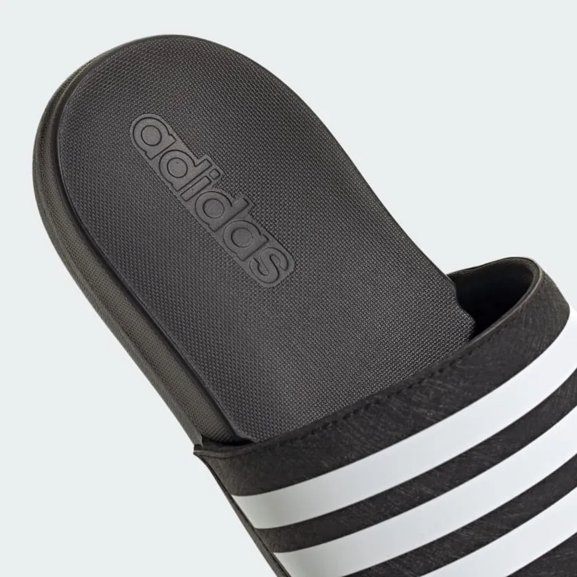 ADIDAS KIDS ADILETTE COMFORT BLACK/WHITE SLIDES