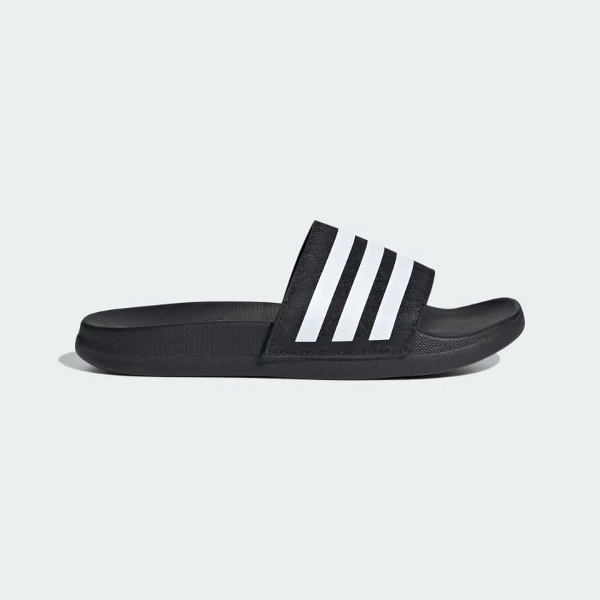 ADIDAS KIDS ADILETTE COMFORT BLACK/WHITE SLIDES