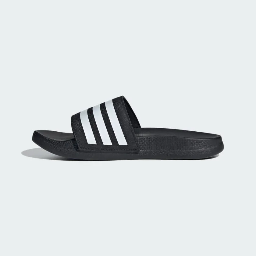 ADIDAS KIDS ADILETTE COMFORT BLACK/WHITE SLIDES