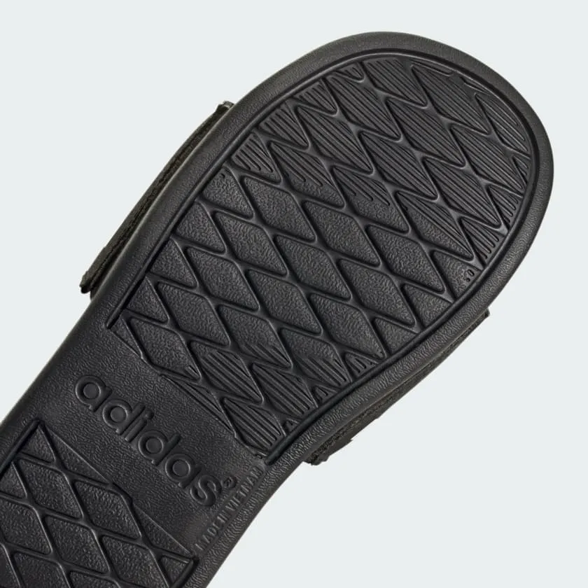 ADIDAS KIDS ADILETTE COMFORT BLACK/WHITE SLIDES