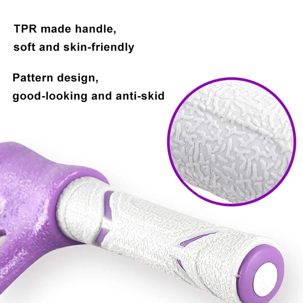 AIKOTOO Pedal Resistance Band Elastic Pull Rope Fitness Sit-up Exercise at Home Gym Yoga Workout Equipment Multifunction Pedal Arm Leg Trainer Slimming Bodybuilding Abdominal Training Purple