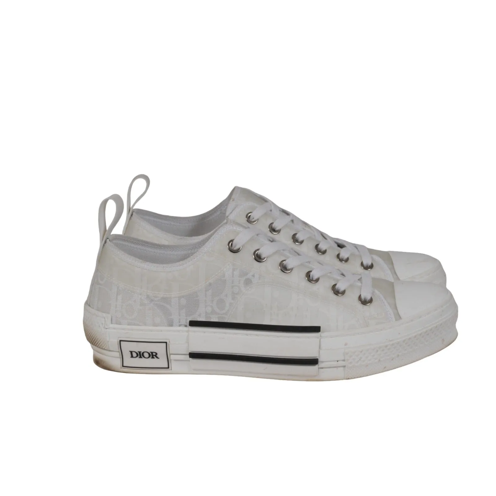 B23 Low Top Sneakers US 5 EU 38 White Oblique Trainers