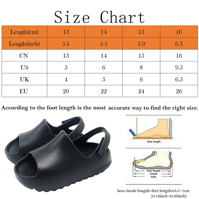 Baby Toddler Kids Adults Slip-On Sandals Boys Sandals Foam Beach Summer Slides Sandal - BBSD50729