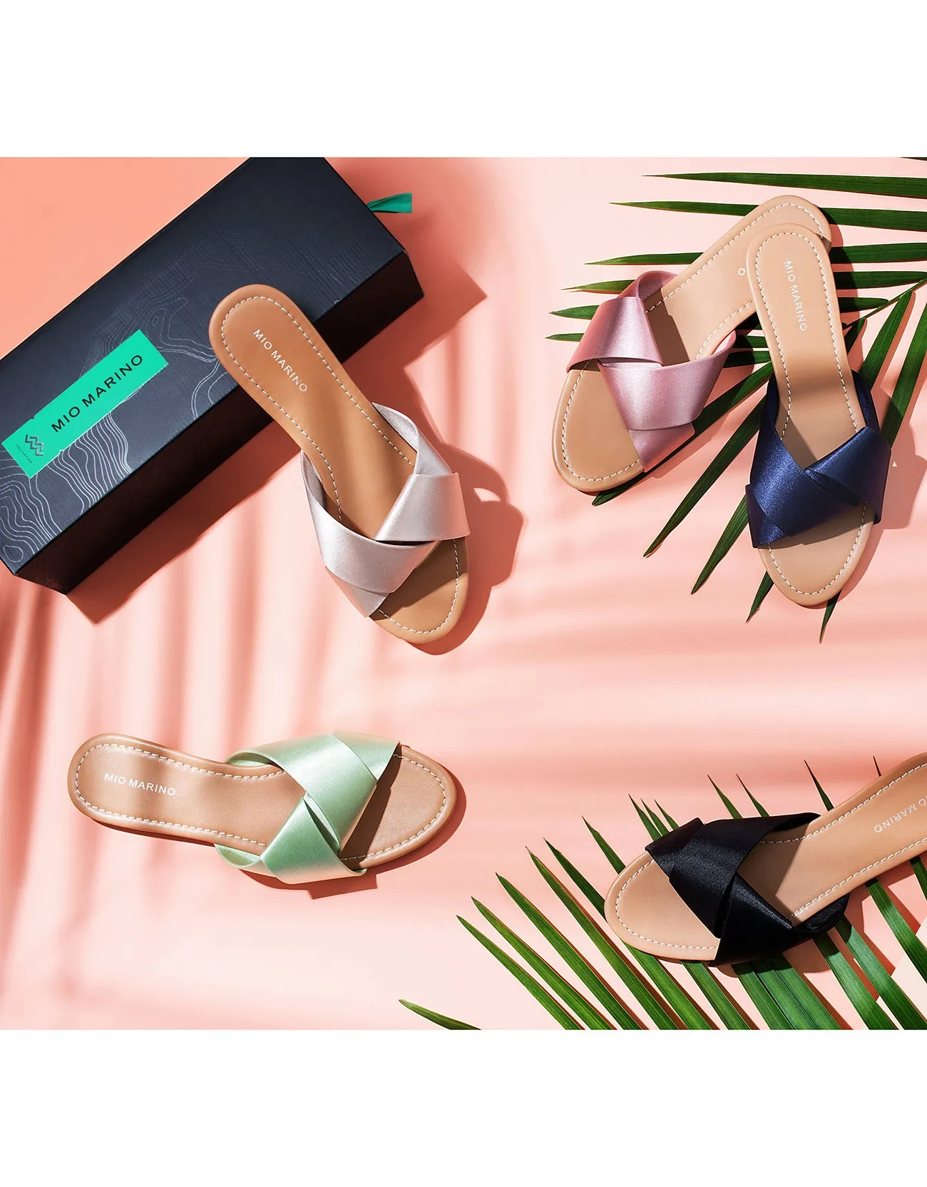 Bandeau Slipper Crossband Shoes