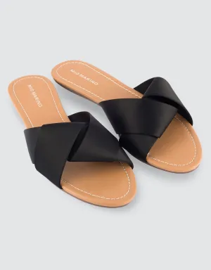 Bandeau Slipper Crossband Shoes
