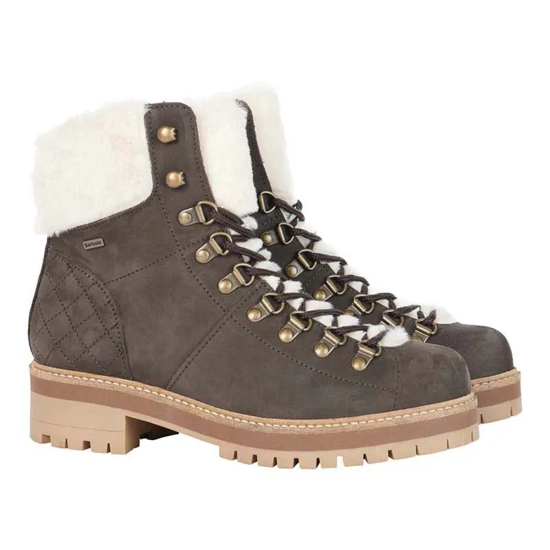 Barbour Holly Ladies Boots - Dark Brown