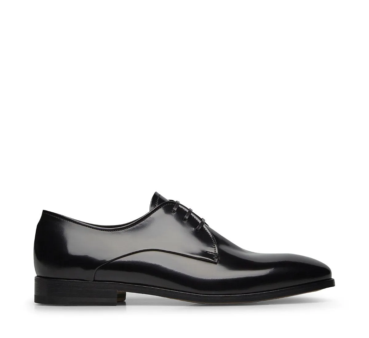 Black derby shoes