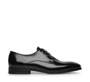 Black derby shoes