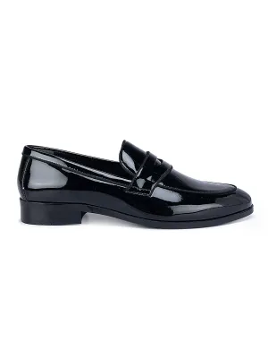 Black Patent Leather Loafers