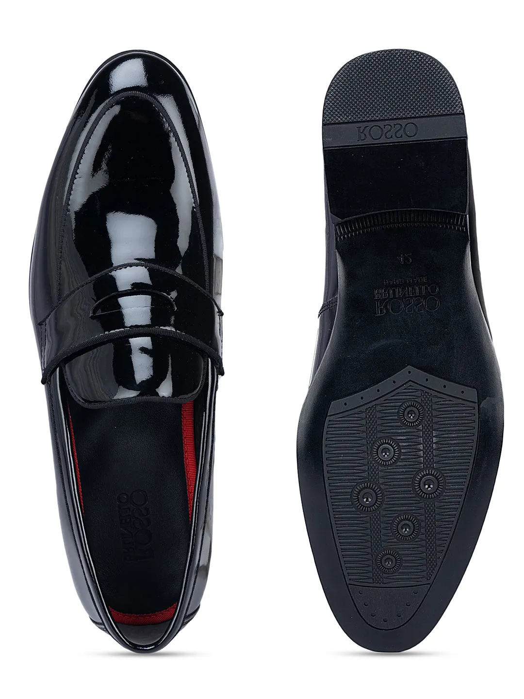 Black Patent Leather Loafers
