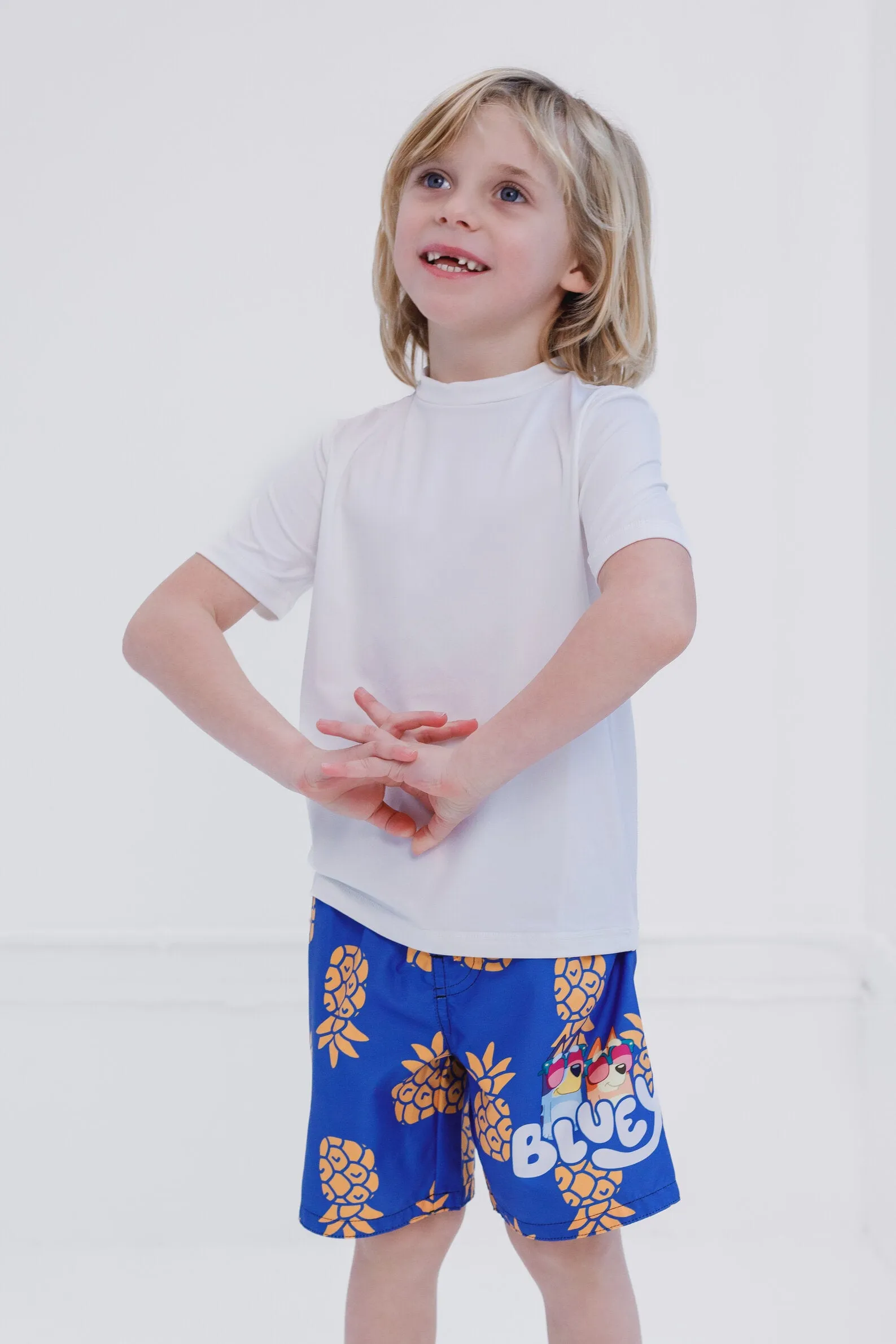 Bluey UPF 50  Swim Trunks Bathing Suit