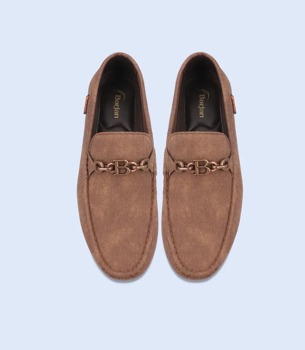 BM6747-COFFEE-Men loafers