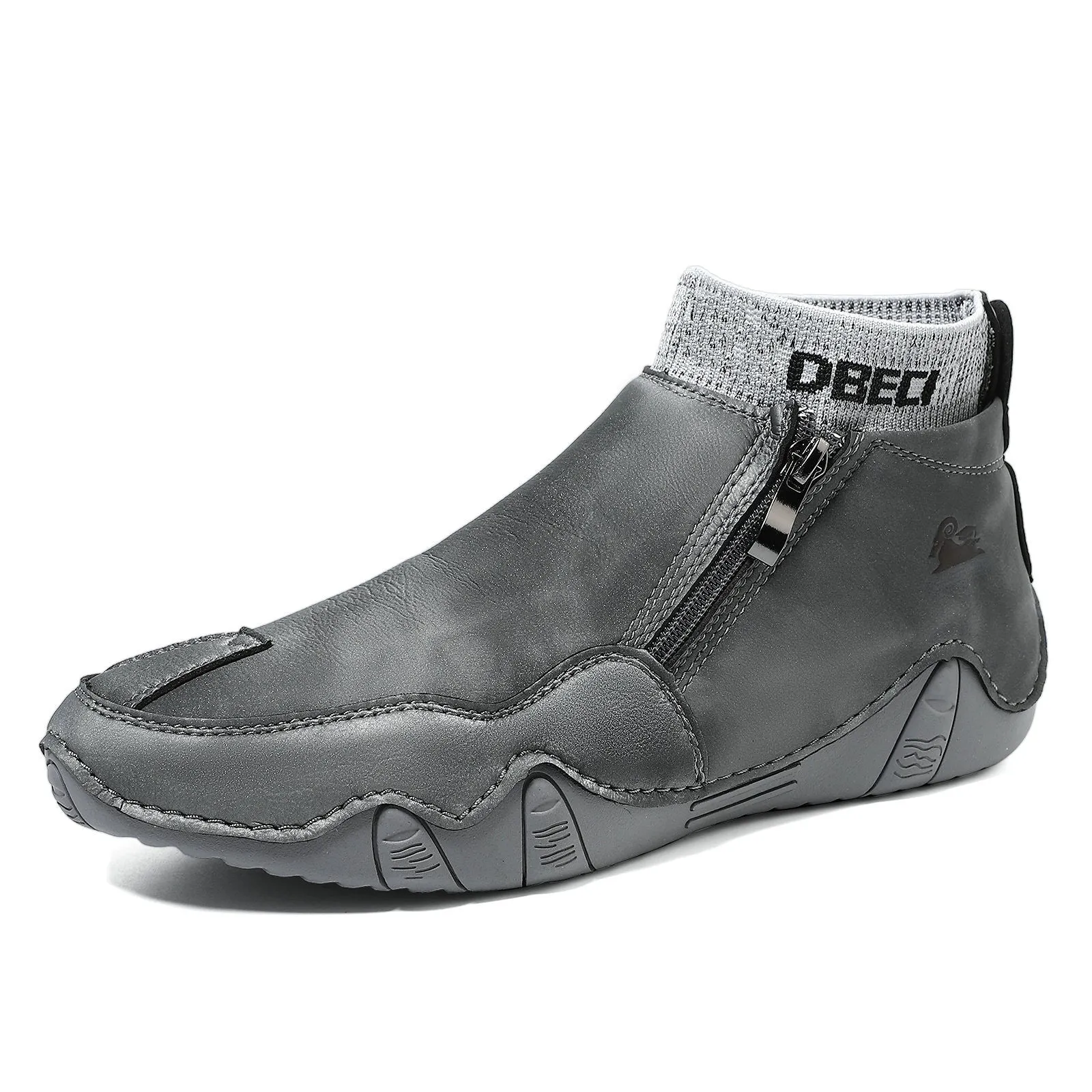 Bootara Men's High-Top Martin Boots Winter Warmth and Durability Large Size Outdoor Casual Footwear