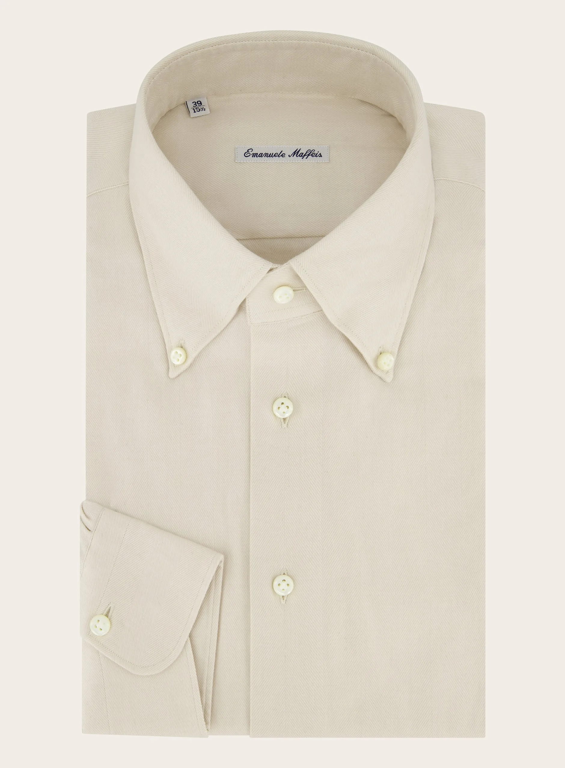 Button down shirt van katoen
