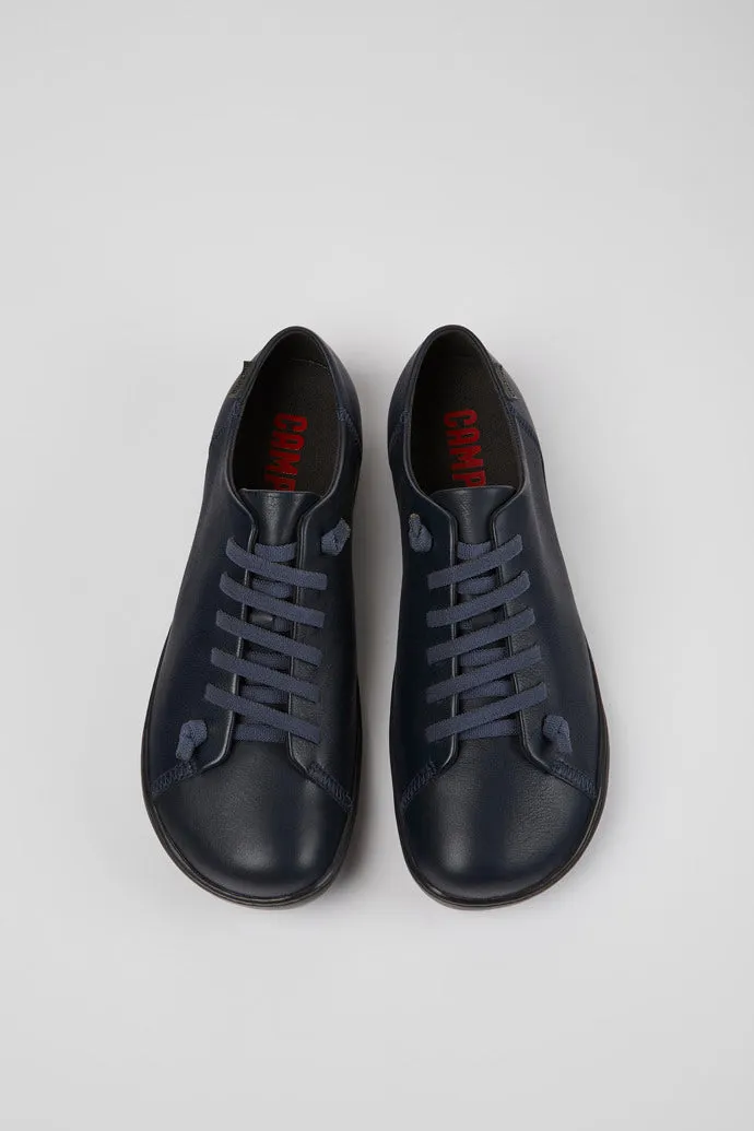 Camper Men's K100249 Peu Leather Casual Sneakers Blue