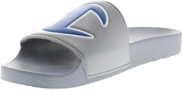 Champion Mens Slides Sandals Flip Flops - Concrete