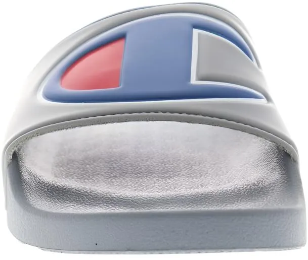 Champion Mens Slides Sandals Flip Flops - Concrete