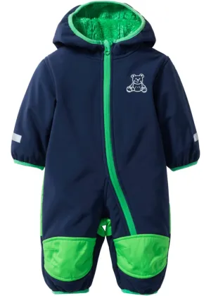 Children's softshell overalls Bpc Bonprix Collection, blue