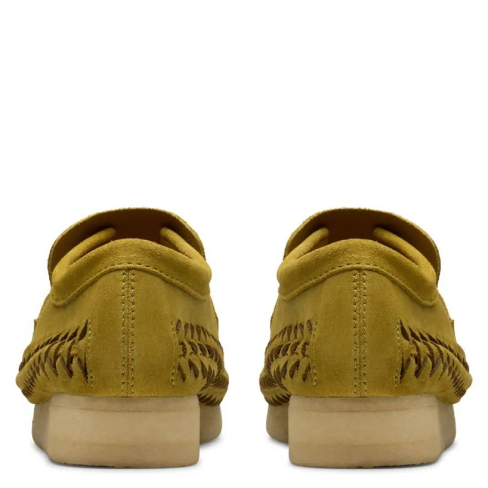 Clarks Men's WB Loafer Weave in Olive Suede