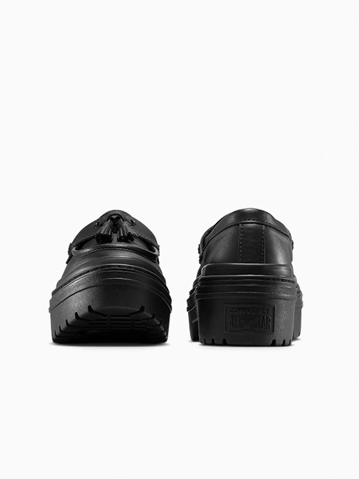 Ctas Lugged Heel Loafer Black/Black/Black Shoes