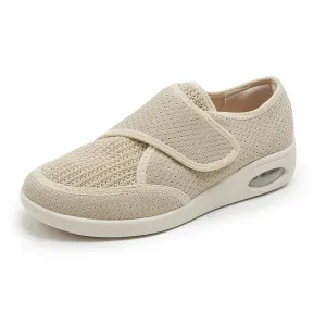 Cuzcare Women Orthopedic Shoes Breathable Soft Velcro Strap Standing All day Shoes