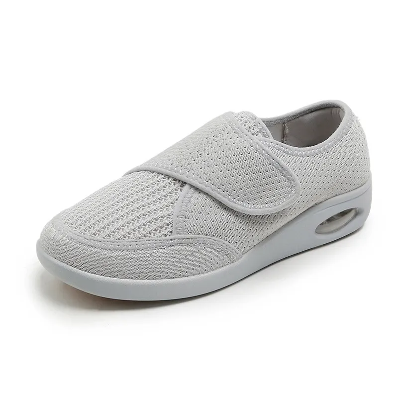 Cuzcare Women Orthopedic Shoes Breathable Soft Velcro Strap Standing All day Shoes