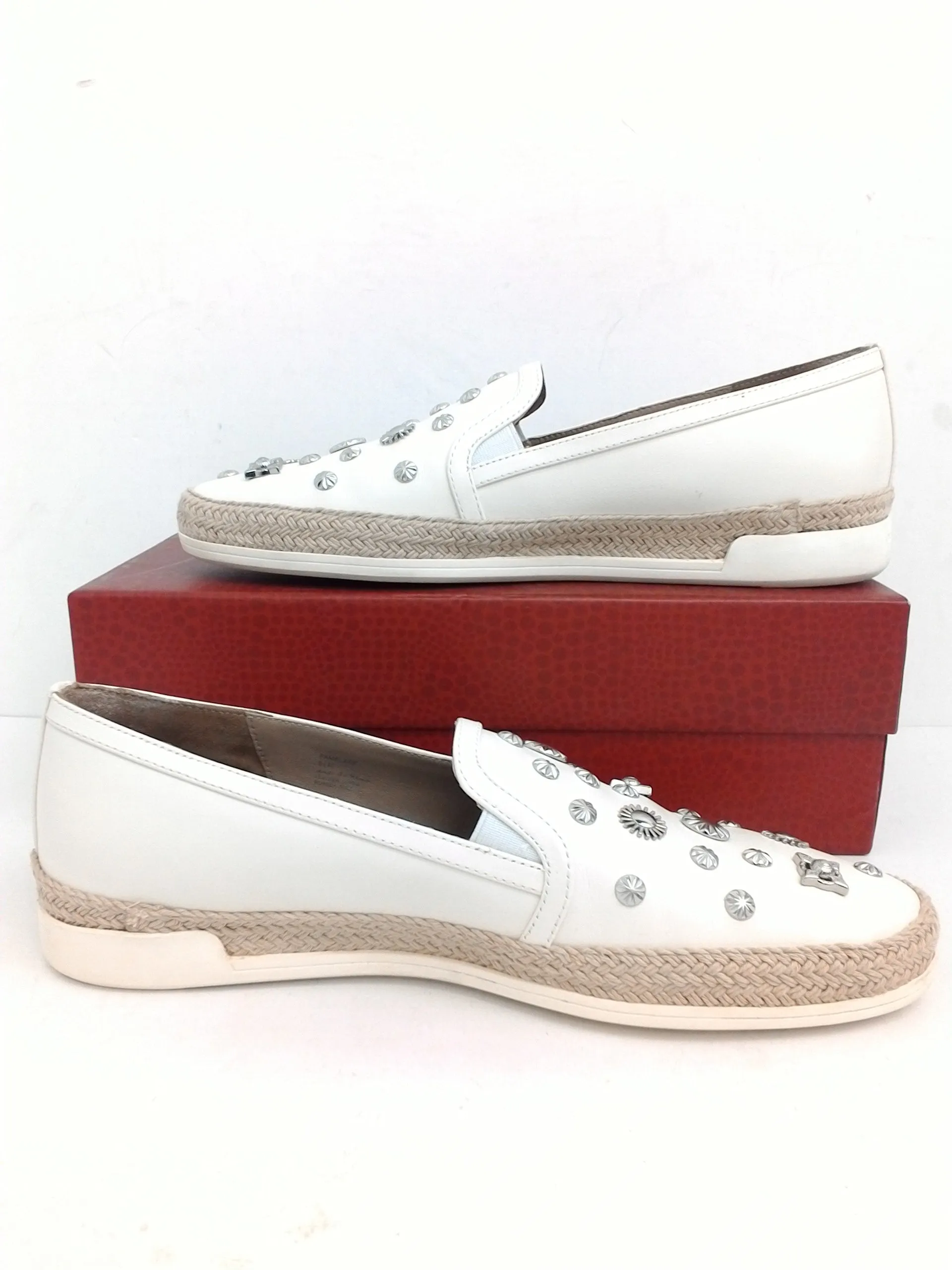 Donald Pliner Women's Pamela Off White Calf Size 9.5 M