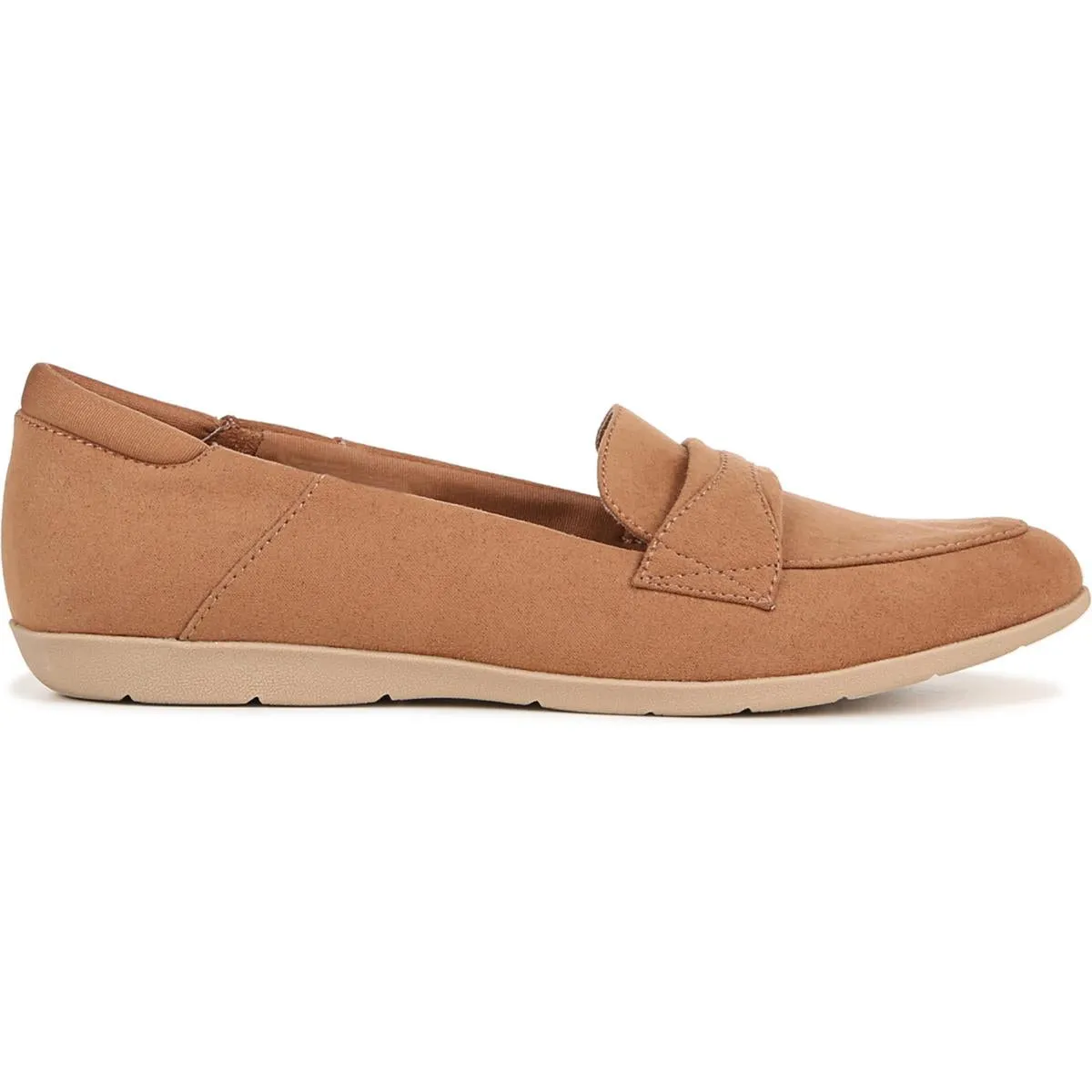 Dr. Scholl's Shoes Womens Emilia Faux Suede Slip-On Loafers