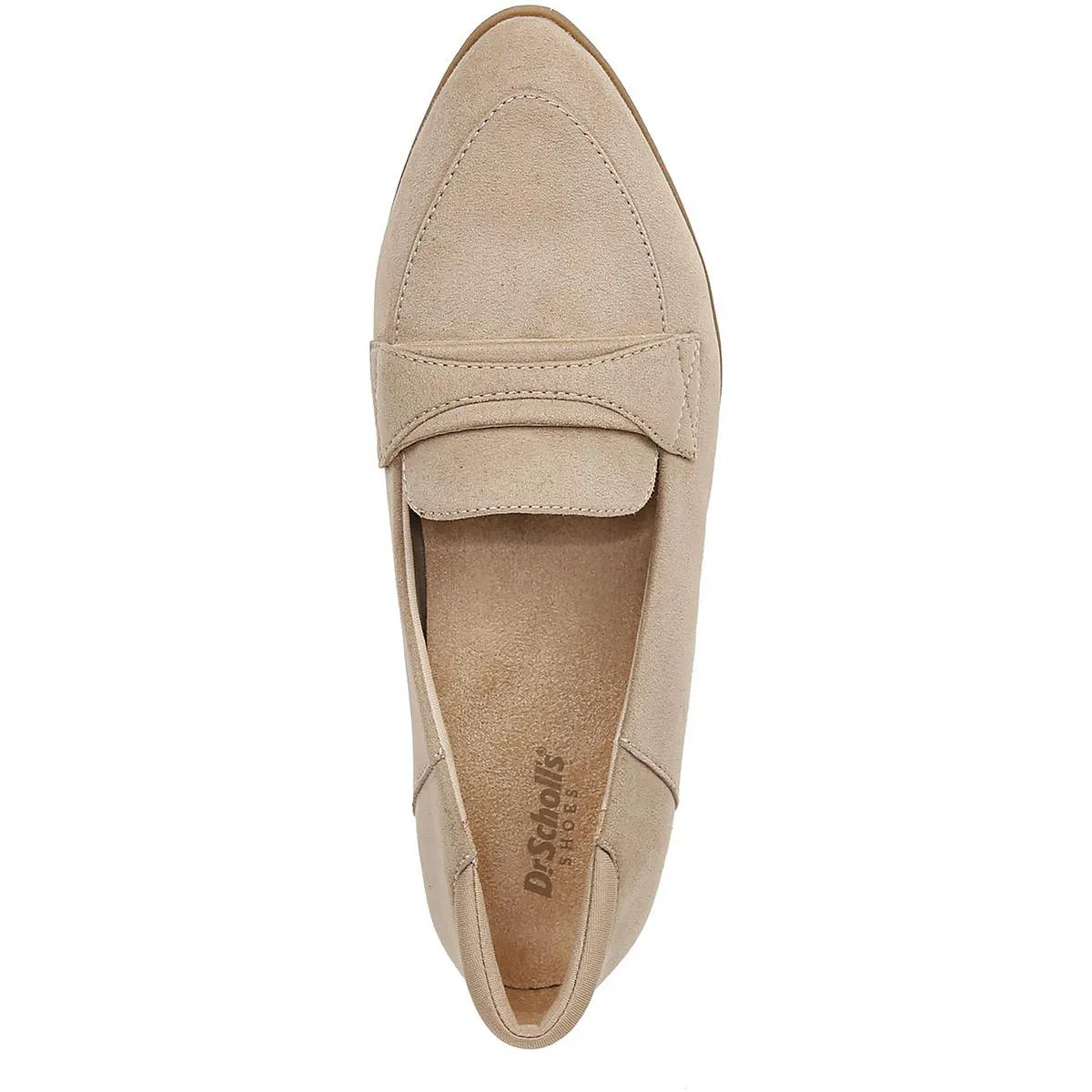 Dr. Scholl's Shoes Womens Emilia Faux Suede Slip-On Loafers