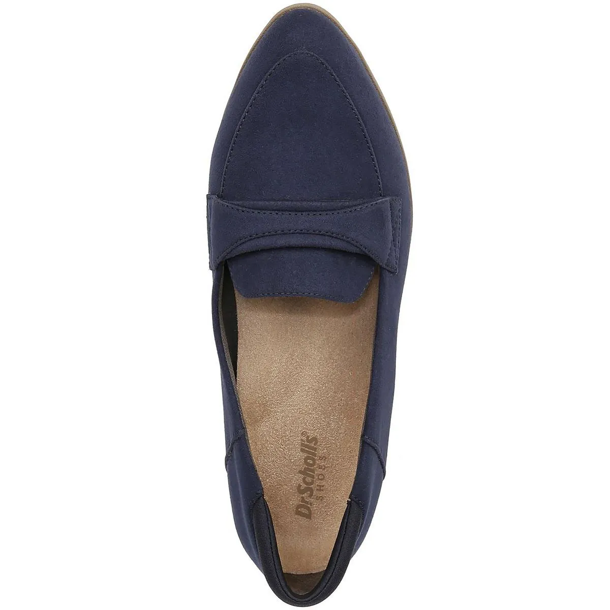 Dr. Scholl's Shoes Womens Emilia Faux Suede Slip-On Loafers