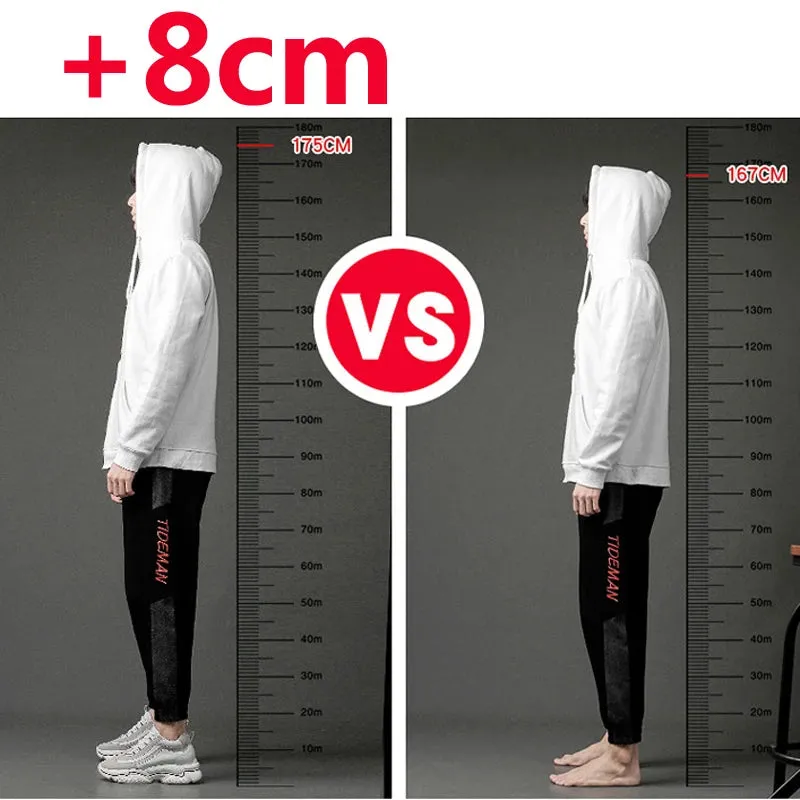 Elevator Sneakers 10cm or 8cm Height Boosting Sports Skyscraper Shoes Stand Tall