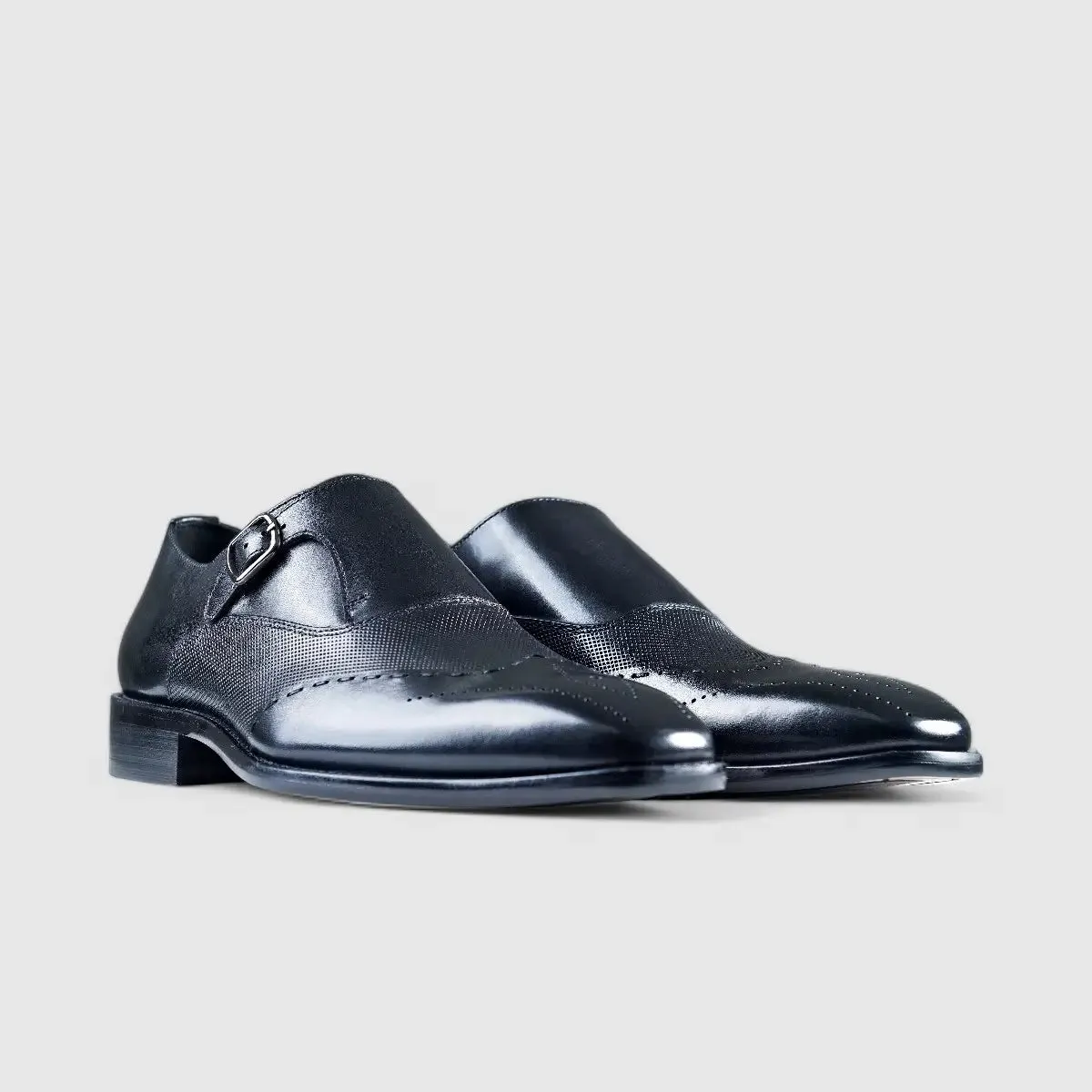 Fabino Dress Single Monk Strap Black M3220085