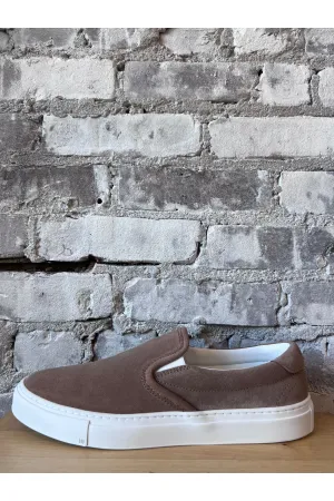 Garda Suede Low Slip On - Taupe