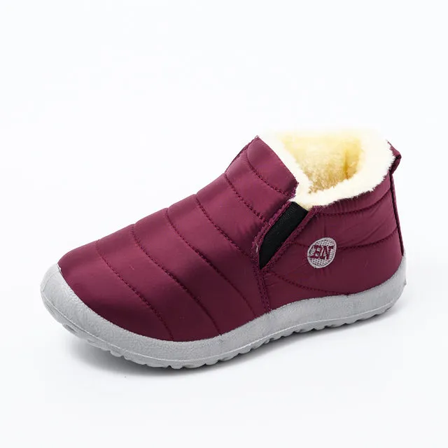 Groovywish Orthopedic Shoes Women Fur Waterproof Winter Boots