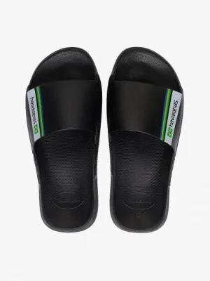 HAVAIANAS SLIDE BRASIL - BLACK - 4147319 - BLACK