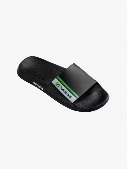 HAVAIANAS SLIDE BRASIL - BLACK - 4147319 - BLACK