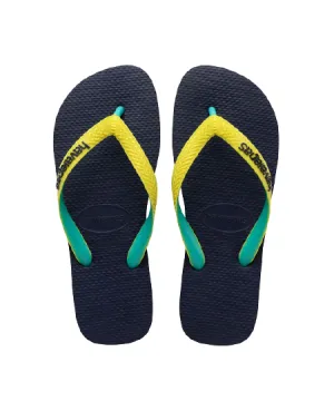 HAVAIANAS TOP MIX - NAVY/NEON YELLOW
