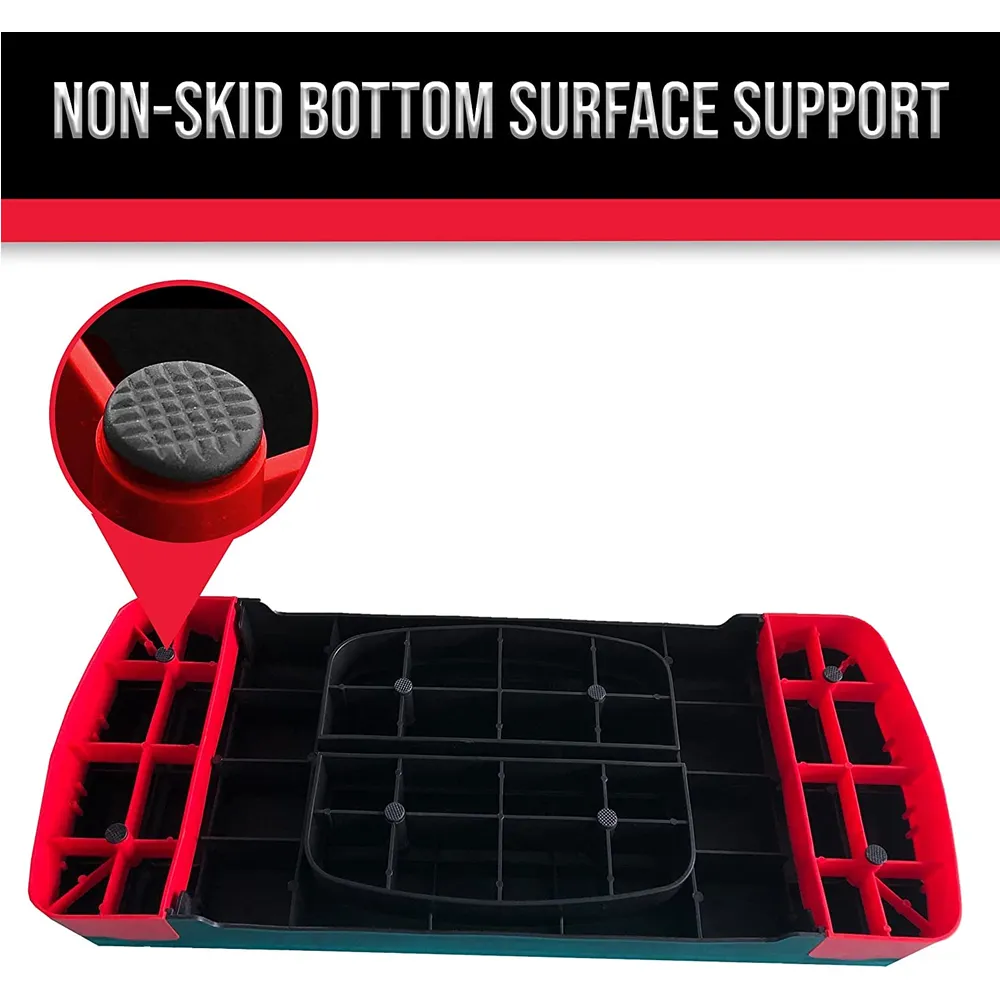 Indoor Fitness Stepper Platform With Detachable Pedal Height Adjustments