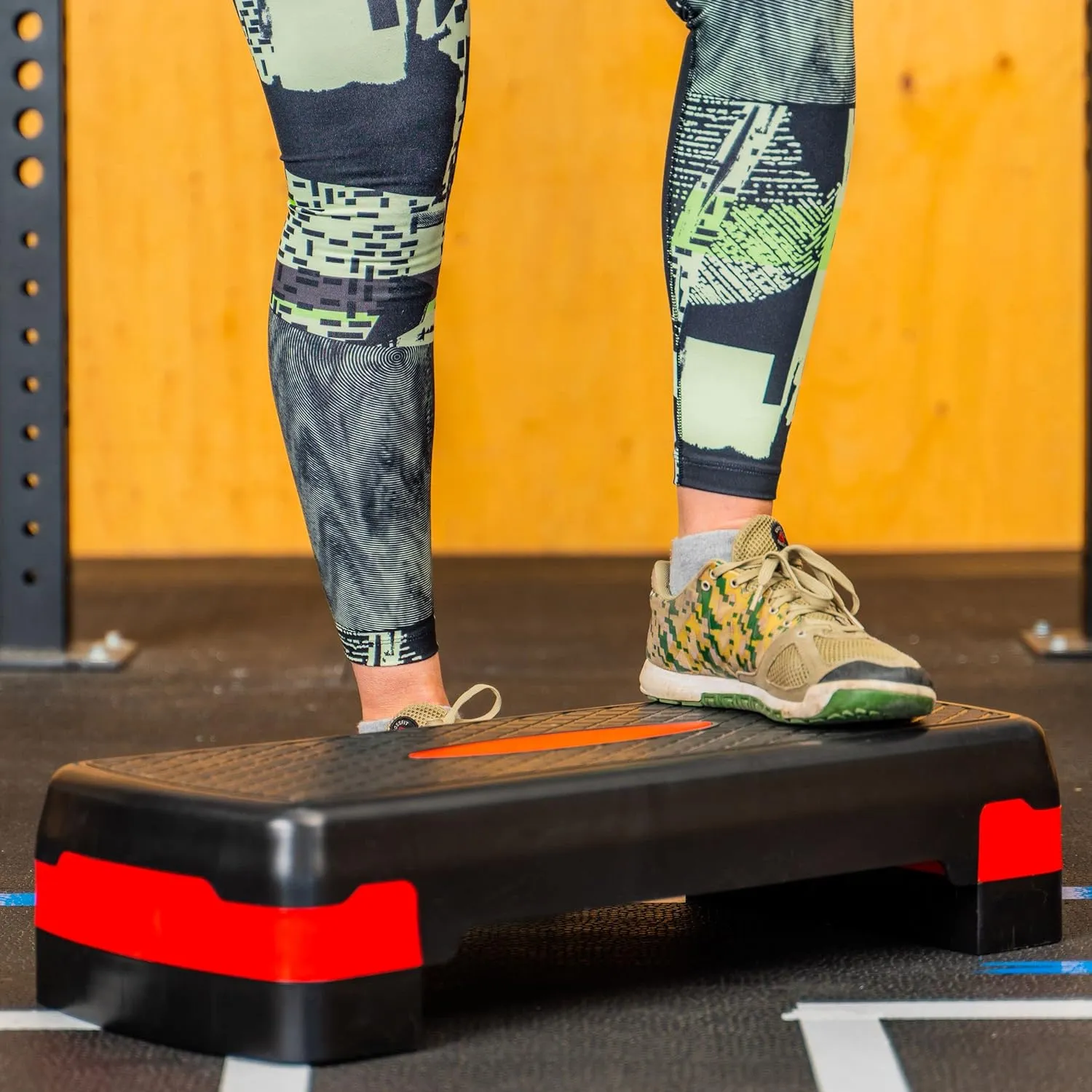 Indoor Fitness Stepper Platform With Detachable Pedal Height Adjustments