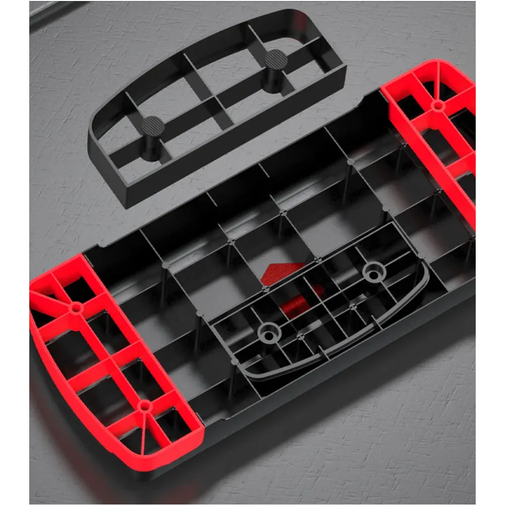 Indoor Fitness Stepper Platform With Detachable Pedal Height Adjustments