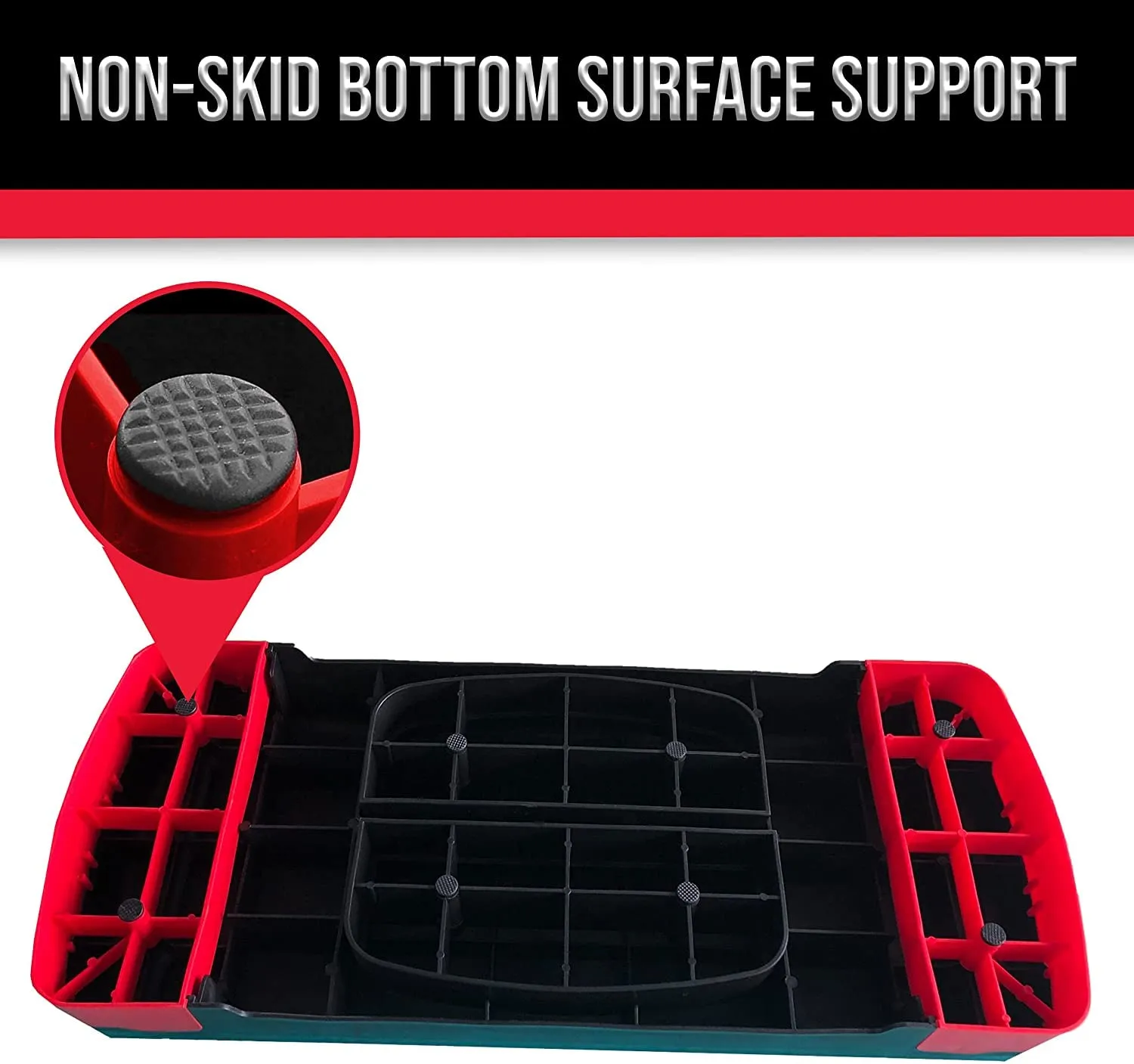Indoor Fitness Stepper Platform With Detachable Pedal Height Adjustments