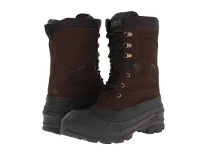 Kamik Men's Nationplus Snow Boot Dark Brown Lace Up Fur Lined Insulated Boots (7, Dark Brown)