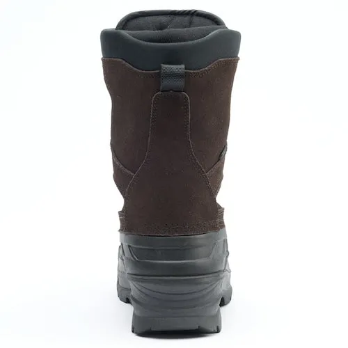 Kamik Men's Nationplus Snow Boot Dark Brown Lace Up Fur Lined Insulated Boots (7, Dark Brown)