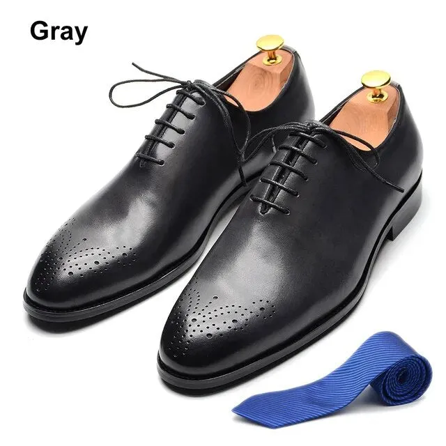 Luxury Genuine Leather Oxford Dress Shoes
