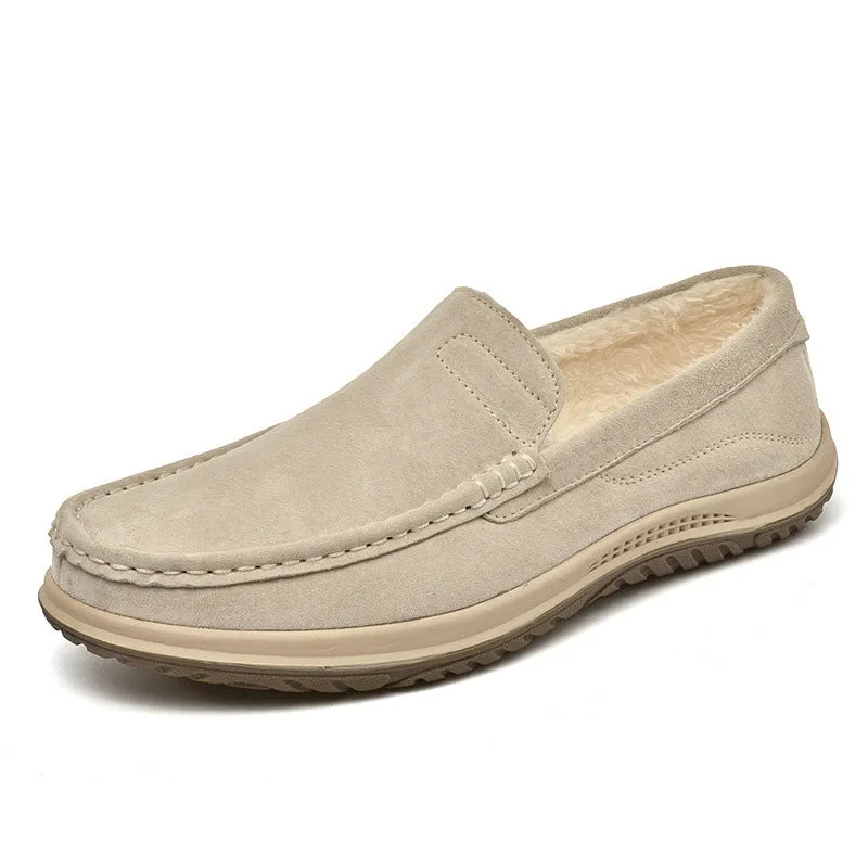 Men comfort driving casual loafers flat slip on loafers