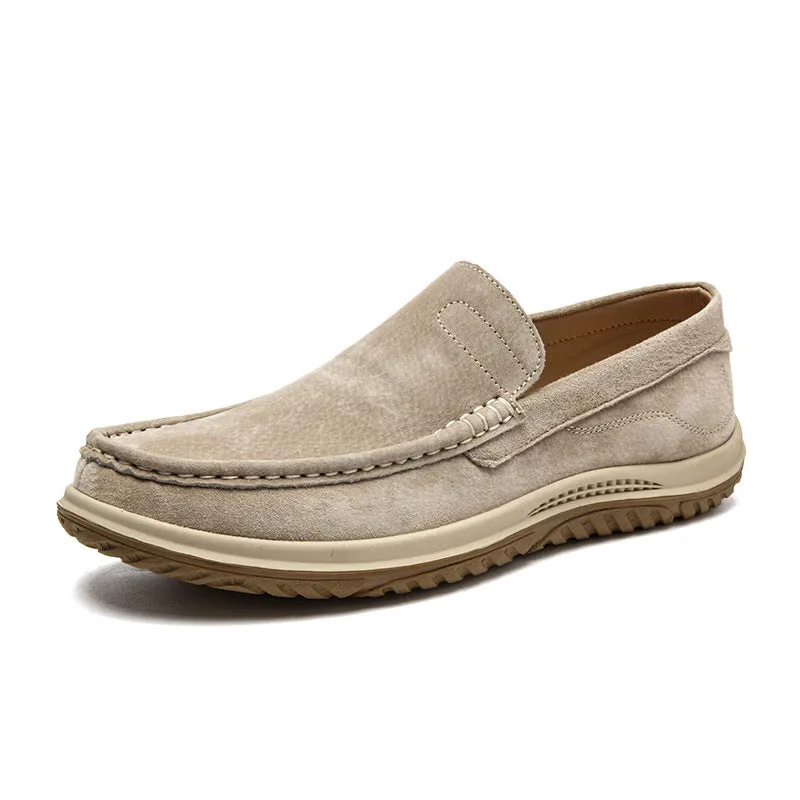 Men comfort driving casual loafers flat slip on loafers